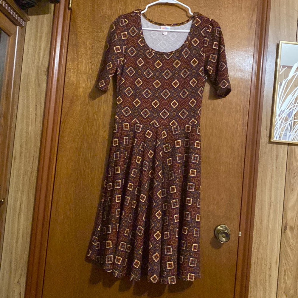 LuLaRoe dress, size medium, fit & flare style